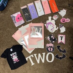 Boo I’m Two Halloween Themed Party Decoration Set.